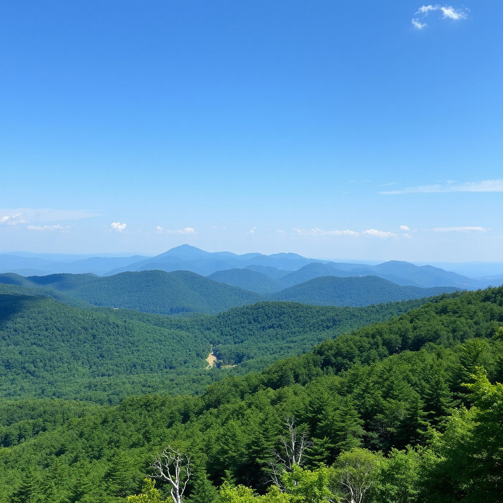 Scenic Blue Ridge Mountains Landscape