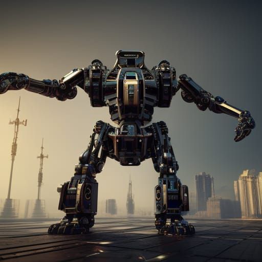 Intricate Sci-Fi Mechanical Arms in 8K