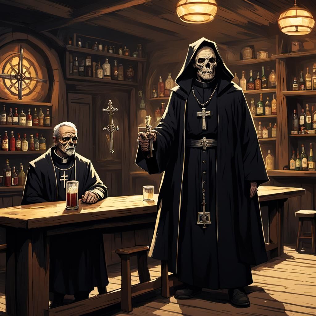 Priest and Cultist Walk Into a Bar