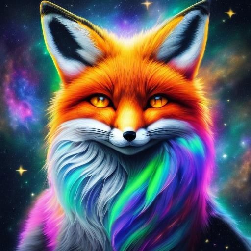 space fox. <lora:SPACE:1.0>