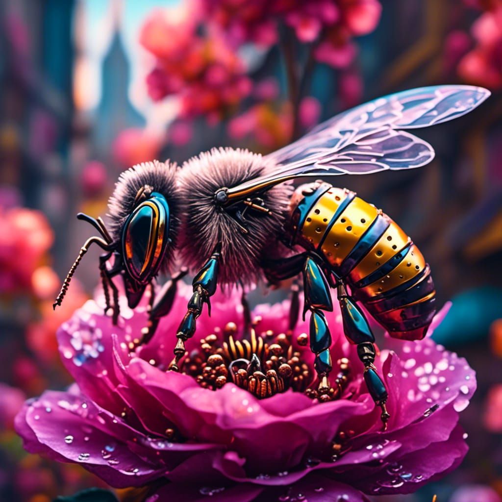 Flower Bee IV