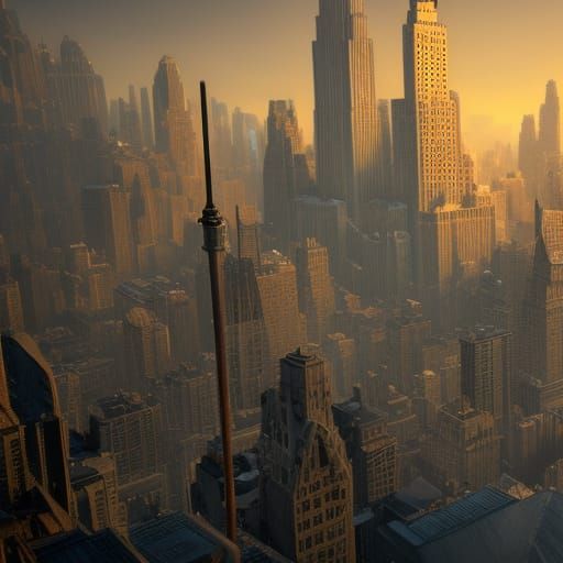 Winter in New York: Detailed Matte Painting