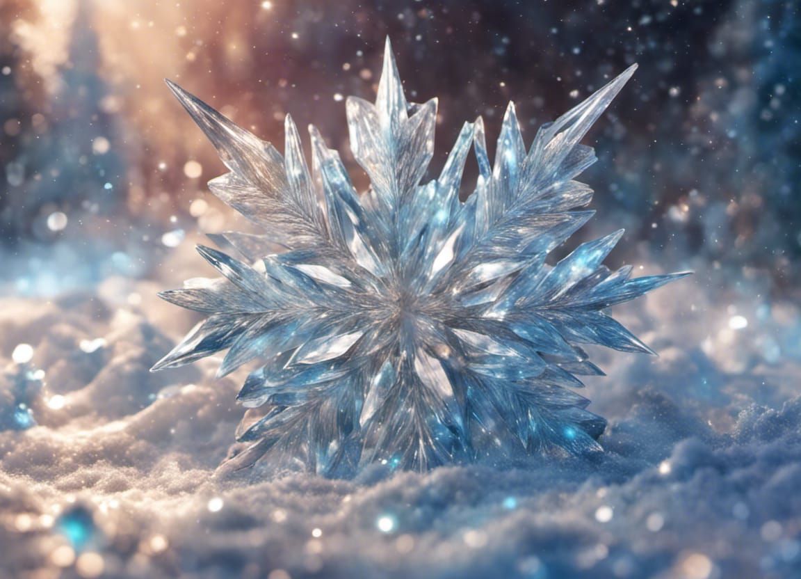 Frozen Winter Star