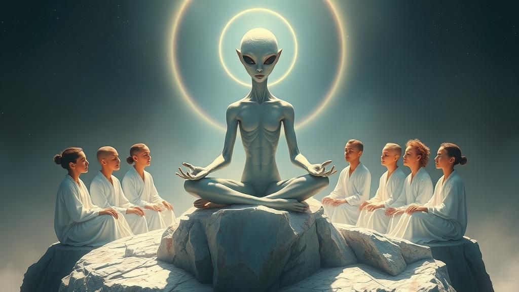 Alpha Centauri Being Teaches Telepathy as Surreal Dream