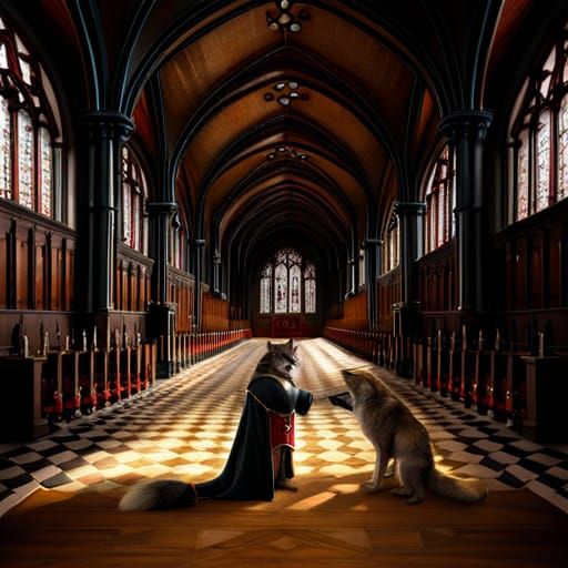 Baroque Knighting Ceremony in Hyperreal Detail