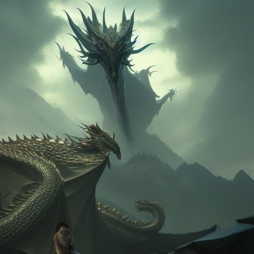 Dragons' Nest: Dark Fantasy Concept Art in 8K