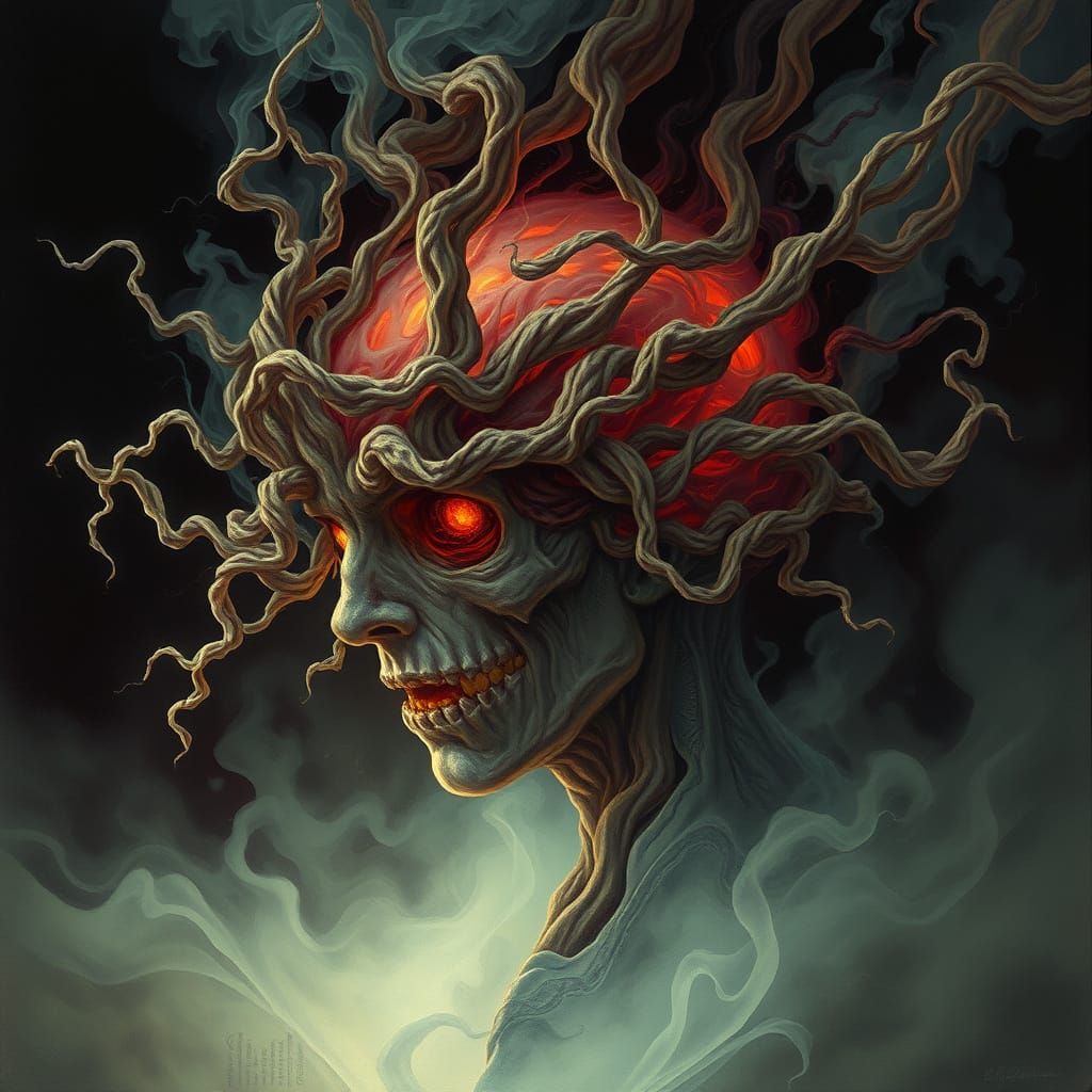 Mind Unraveling in Creepy Pasta Style