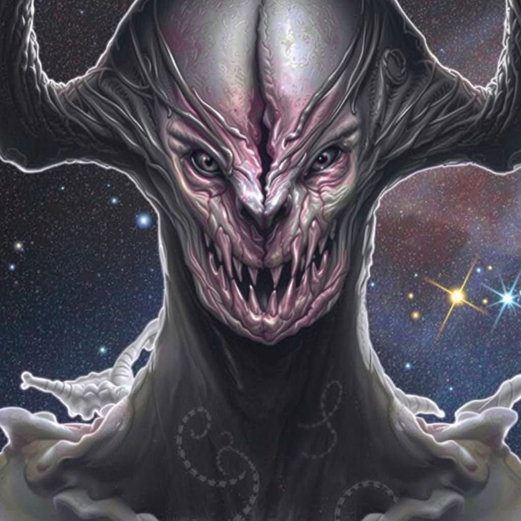 Terrifying Alien Creature with Pulsating Skin