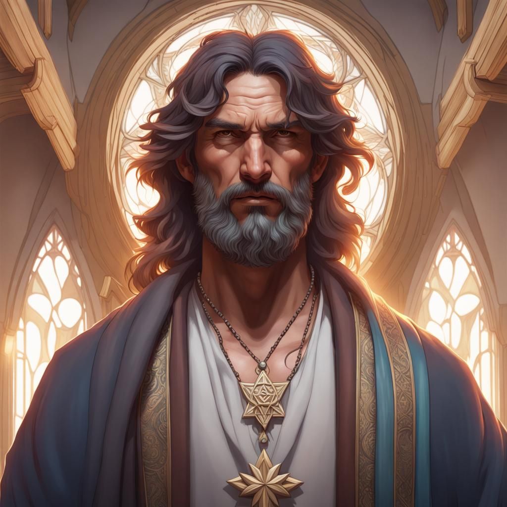 Detailed Portrait Exploring Identity, Artstation Style