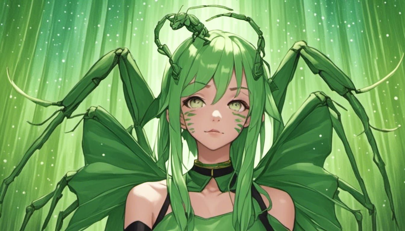Surreal Insect Maiden