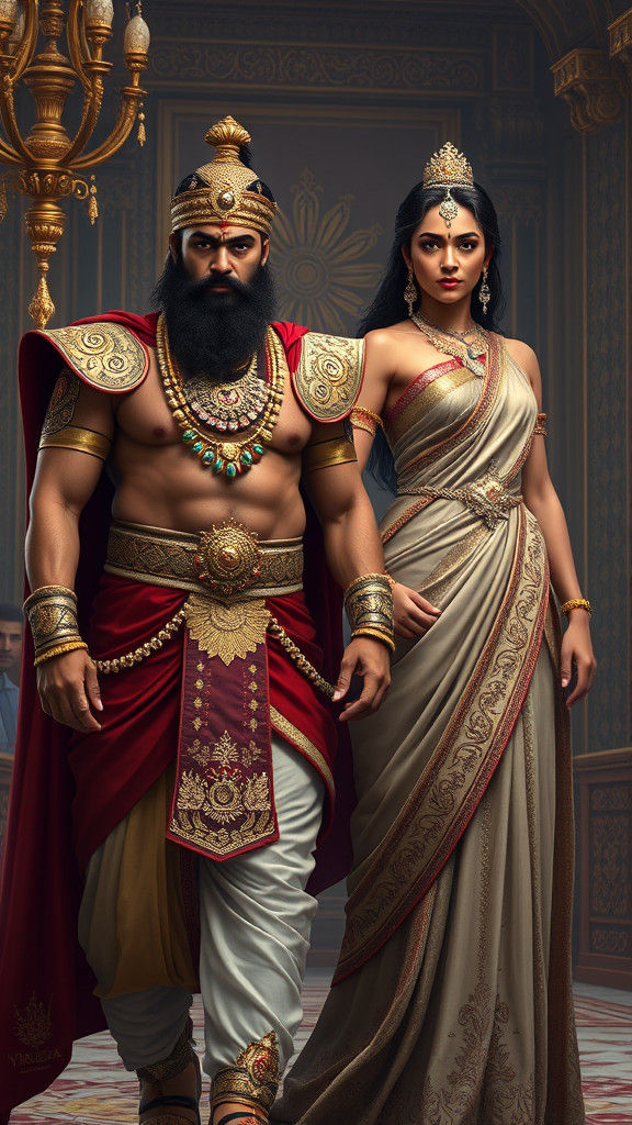 Royal Turmoil: King and Queen in Palace Conflict