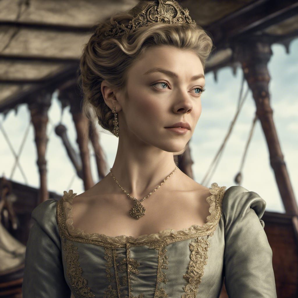 Natalie Dormer as 1800s Lady on Ship
