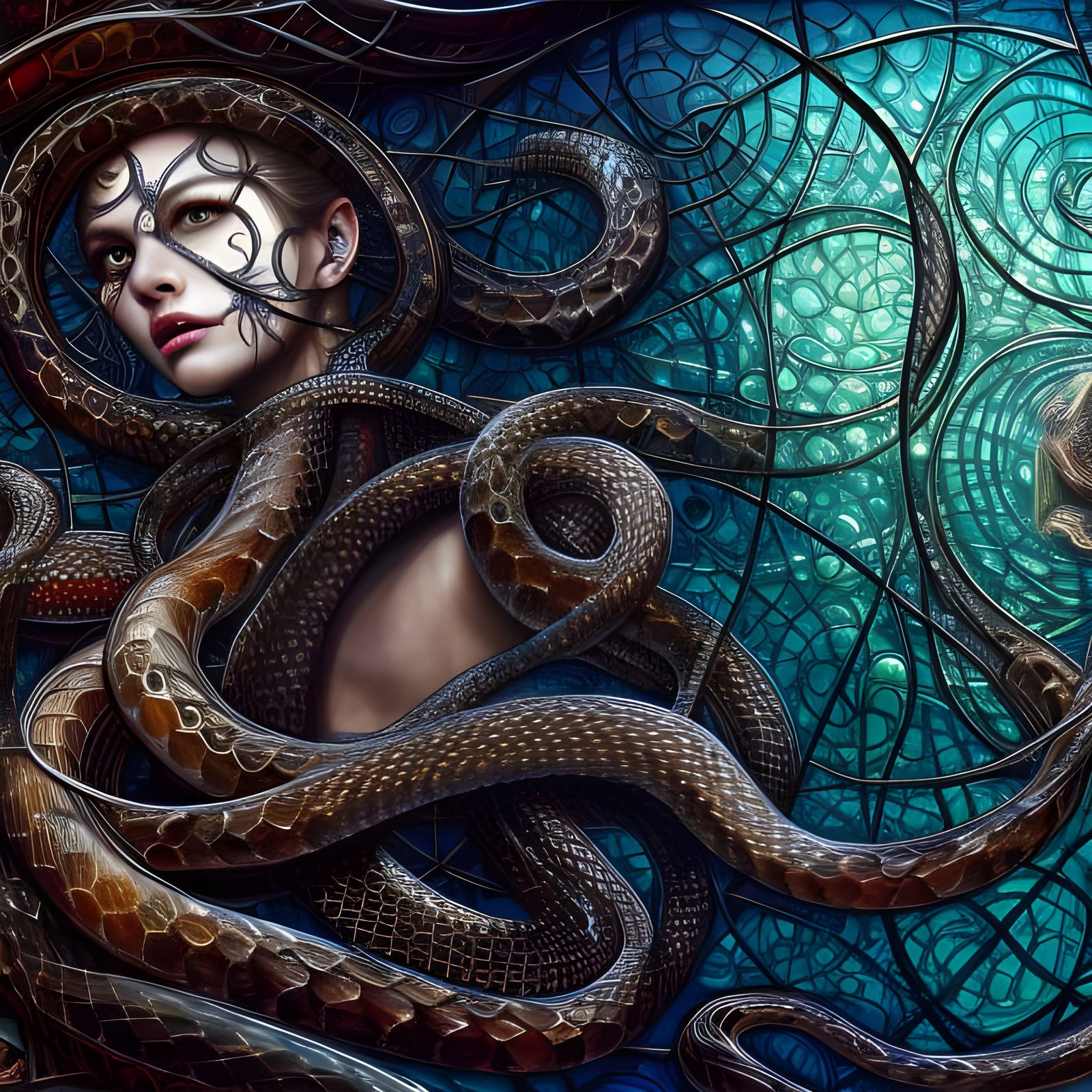 Glass Organs and Mirrored Fragments in Regal Style