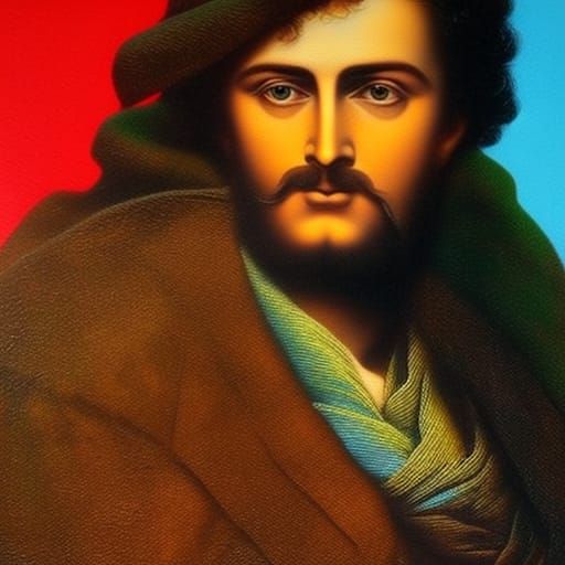 Dramatic Spraypaint Art in a Surreal Style