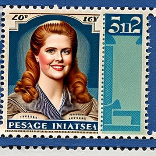 Amy Adams US Postage Stamp Art