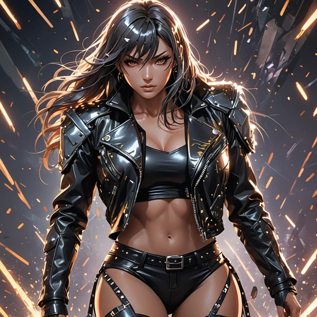 Heavy Metal Woman in Bikini: Anime Style