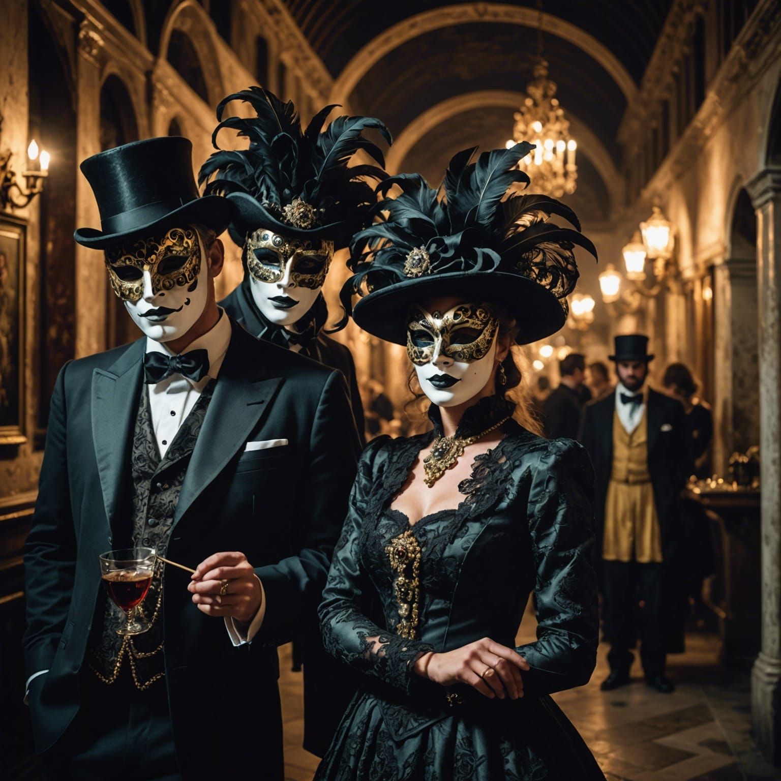 Venetian Masquerade: Secret Party in Venice