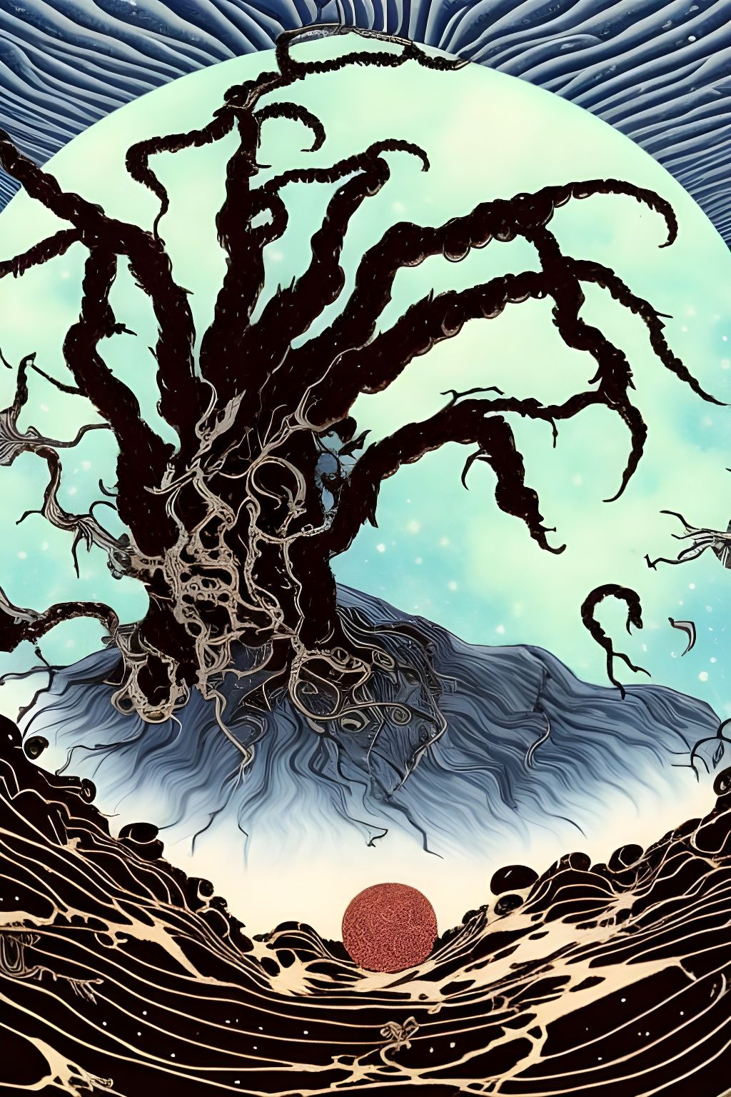 Eldritch Cosmic Horror: Universe in Hand