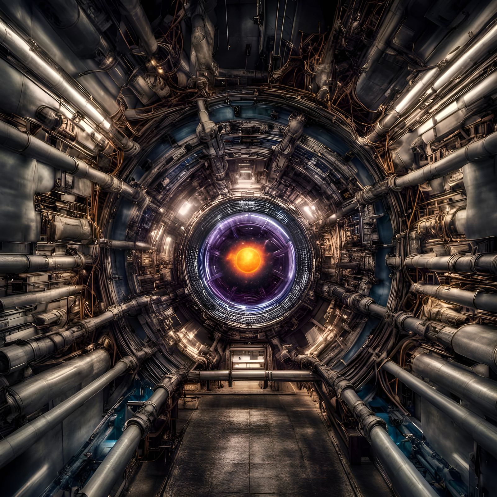 Glowing Cosmic Gas: Digital Matte Painting