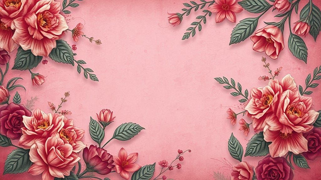 Ethereal Floral Fantasy in Shabby Vintage Style