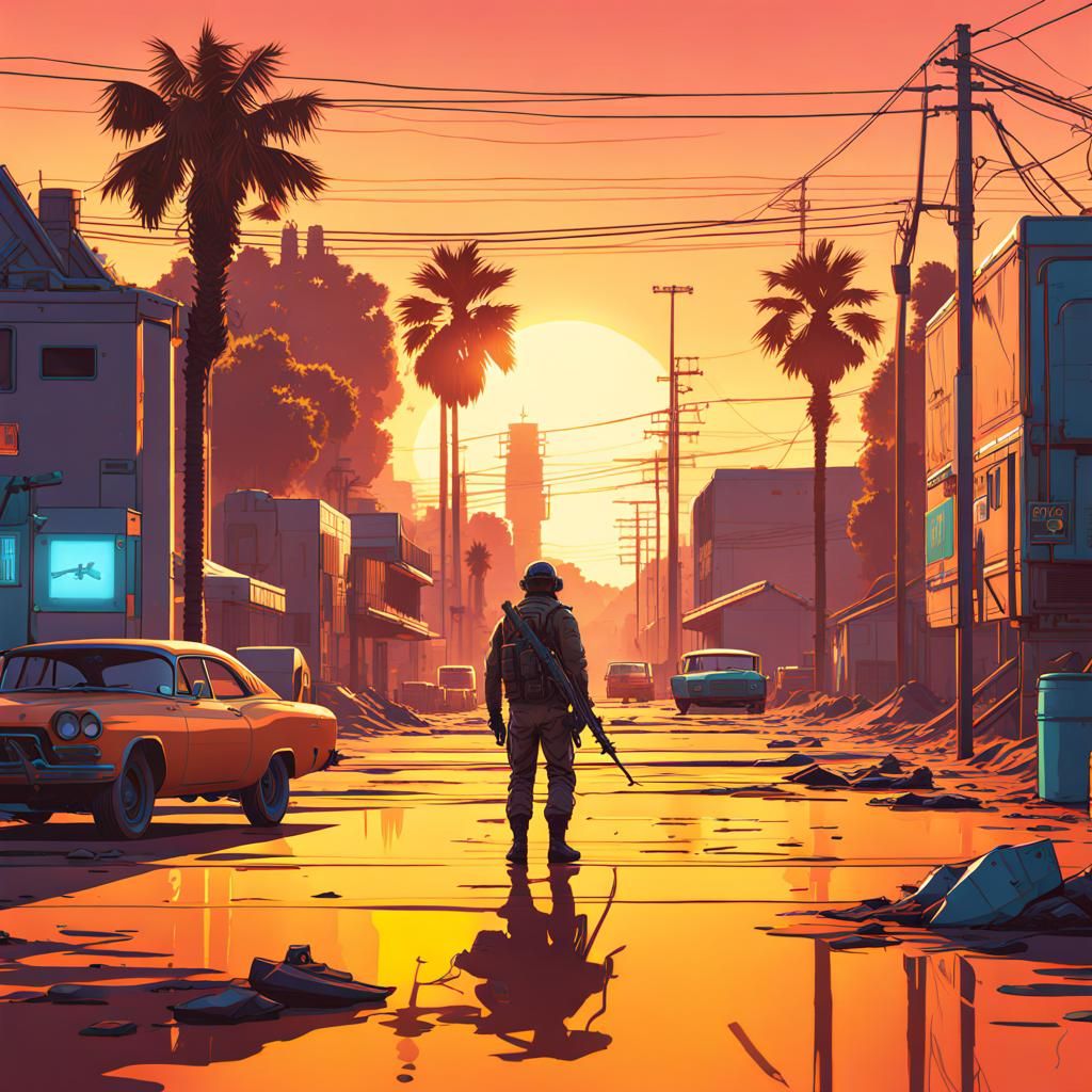 Futuristic Call of Duty Game Still in 24K 3D