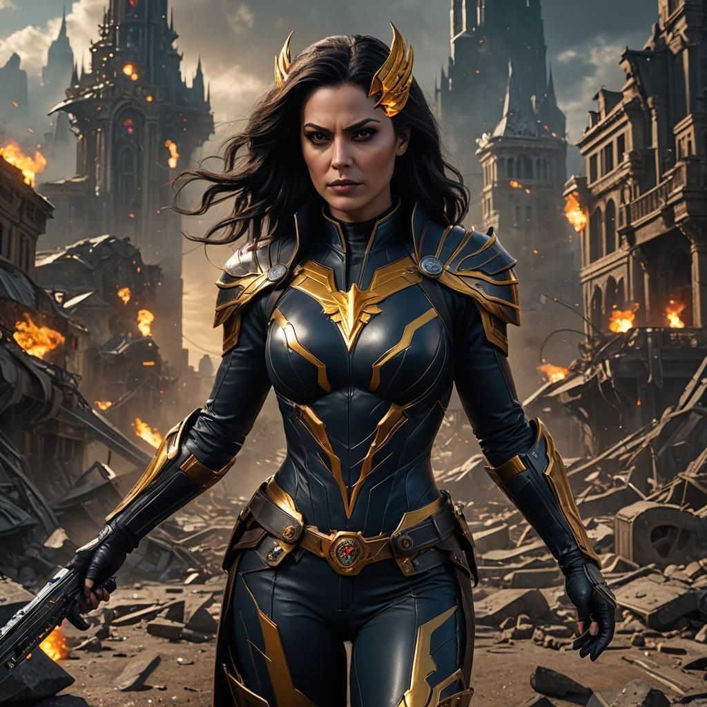 MCU-Inspired Female Super Villain Digital Art