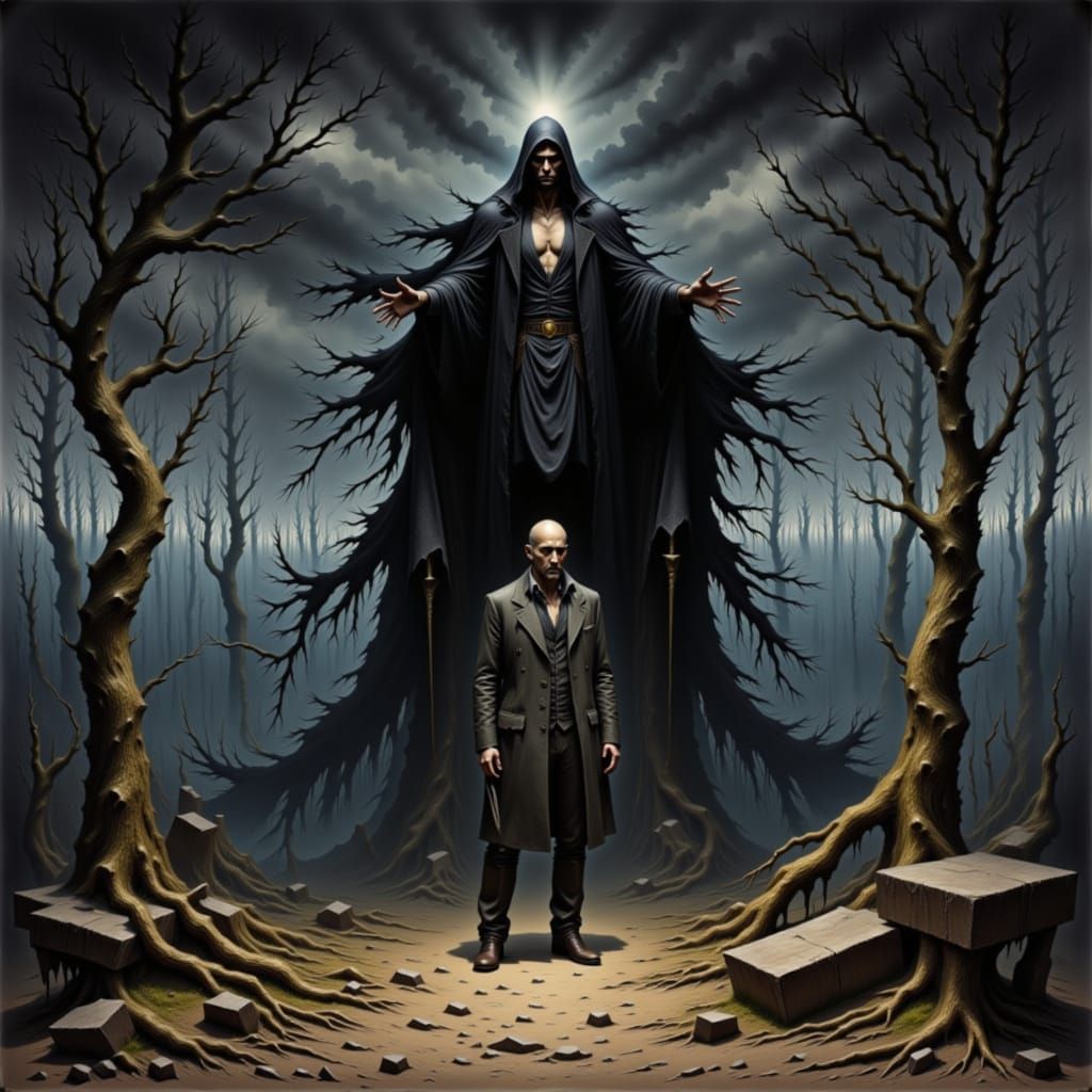 Moody Atmospheric Mysterious Painterly Art