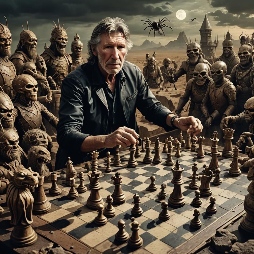 Roger Waters and Mr. T Play Chess