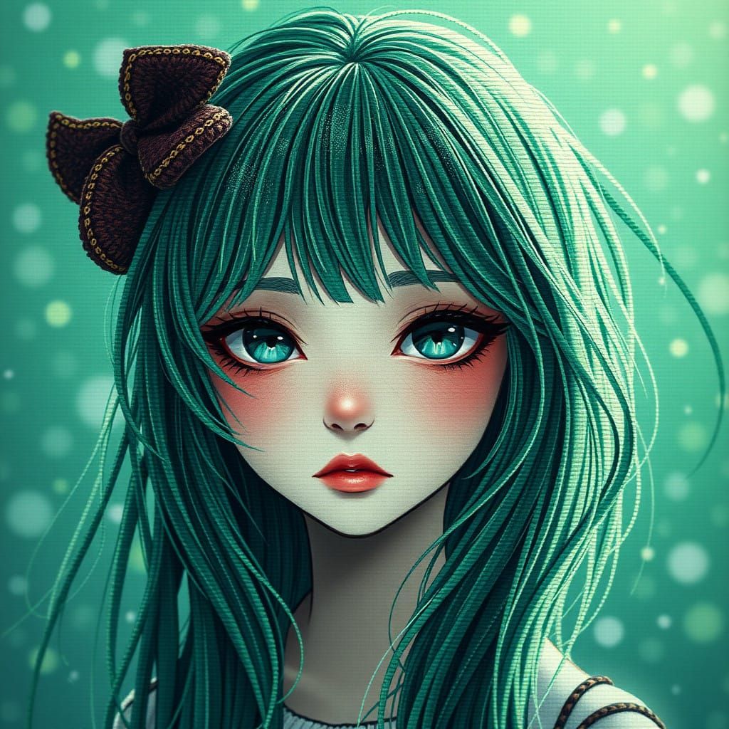 Melody (Woven tapestry surrealism)