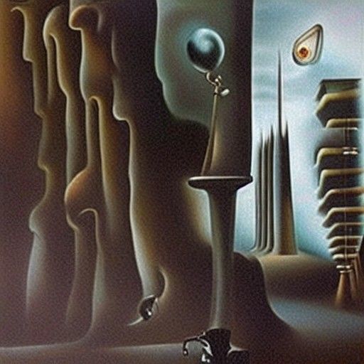 Surreal Baku: Time Shifting Dream in Oil