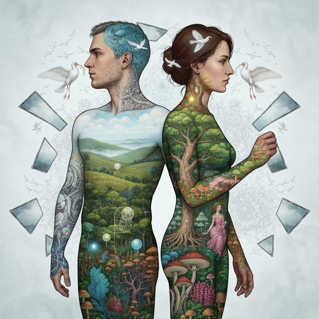 Ethereal Figures in Dreamlike Fantasy Art