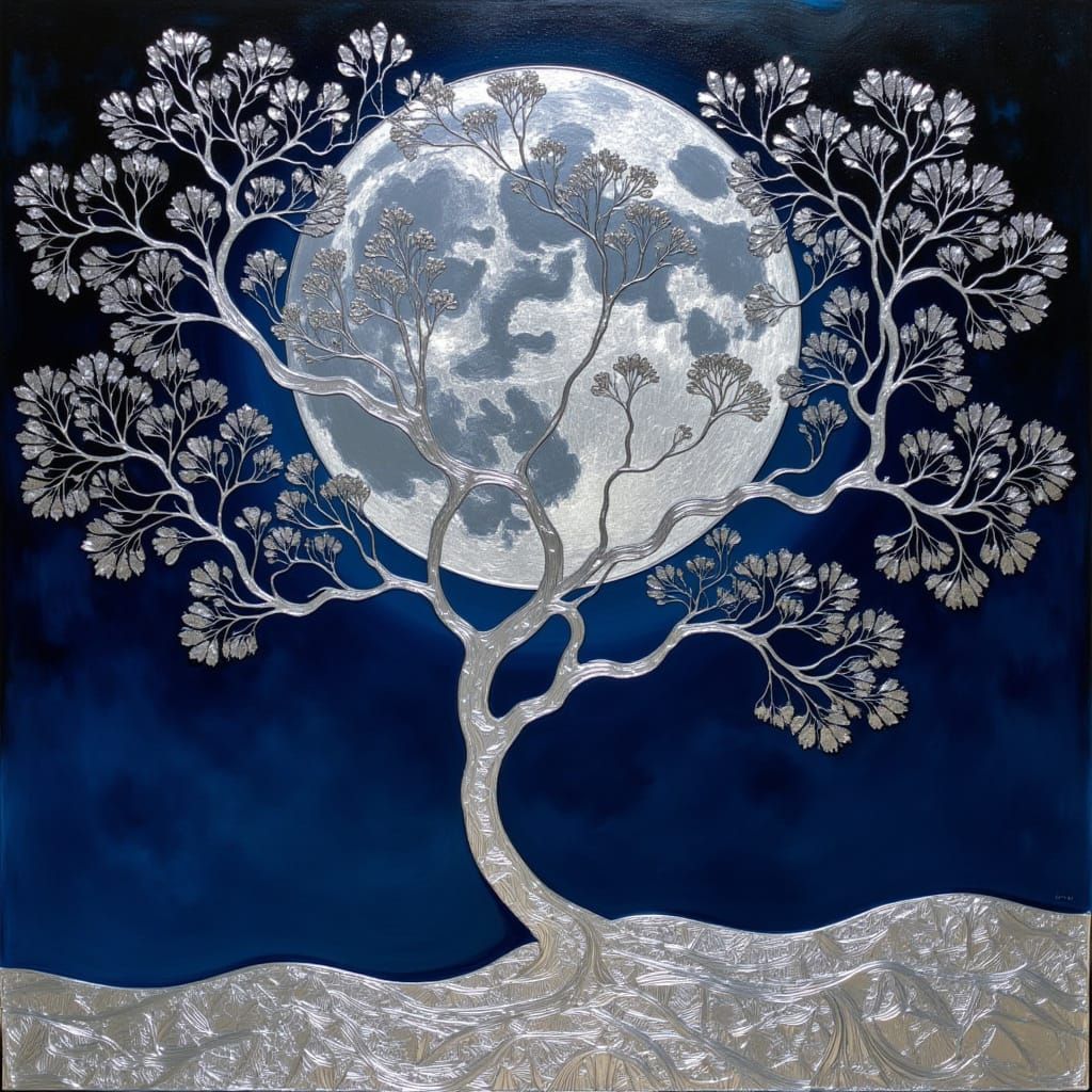 SilverFoil fifty abstract