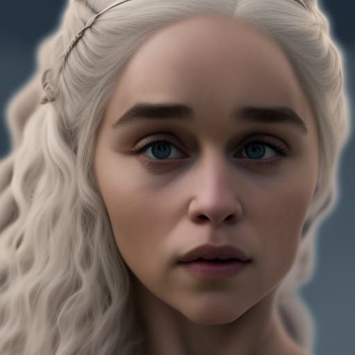 Luminous Daenerys Targaryen Portrait in 4K