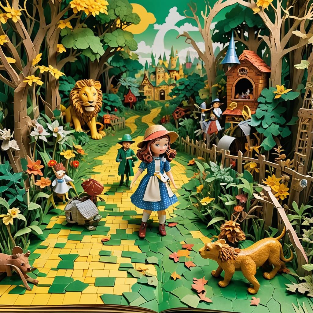 Dorothy's Pop-Up Book Adventure in Wonderland