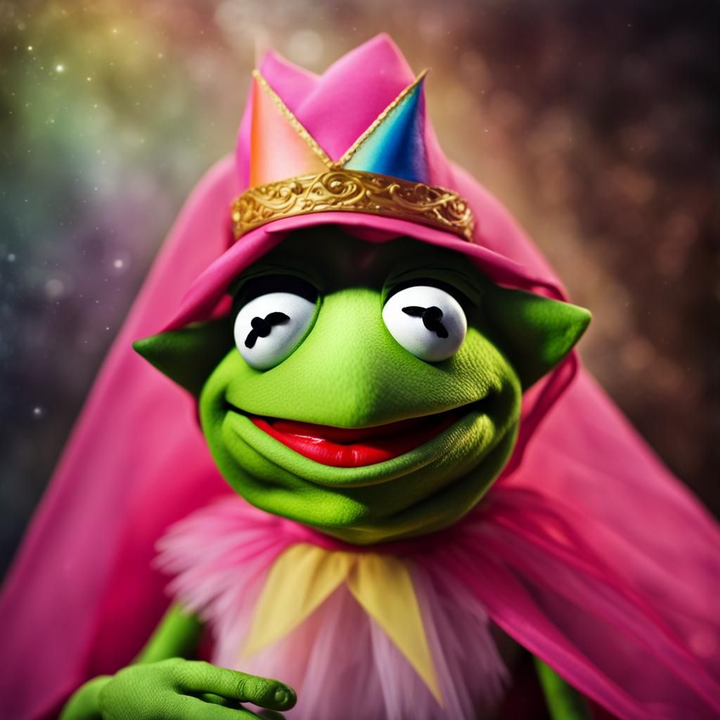 pretty princess Kermit