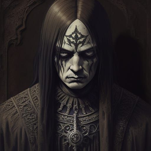 Ornate Gothic Inscription '1970s' on Weathered Background