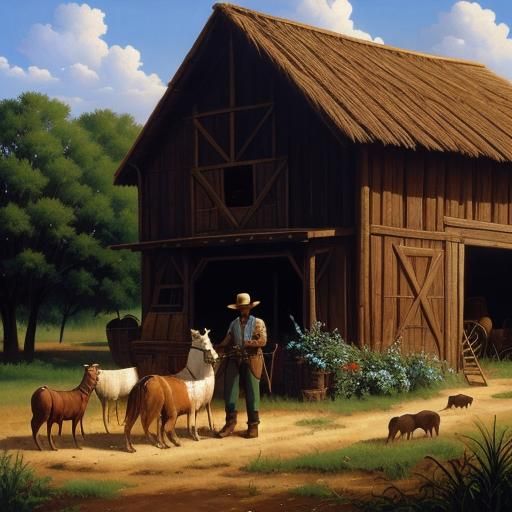 African American Farmers and Animals in 8K