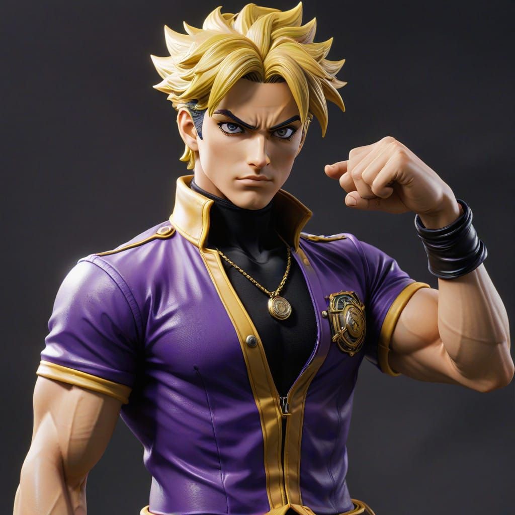 Jo Jo's Bizarre Fantasy Epic in Neon Colors