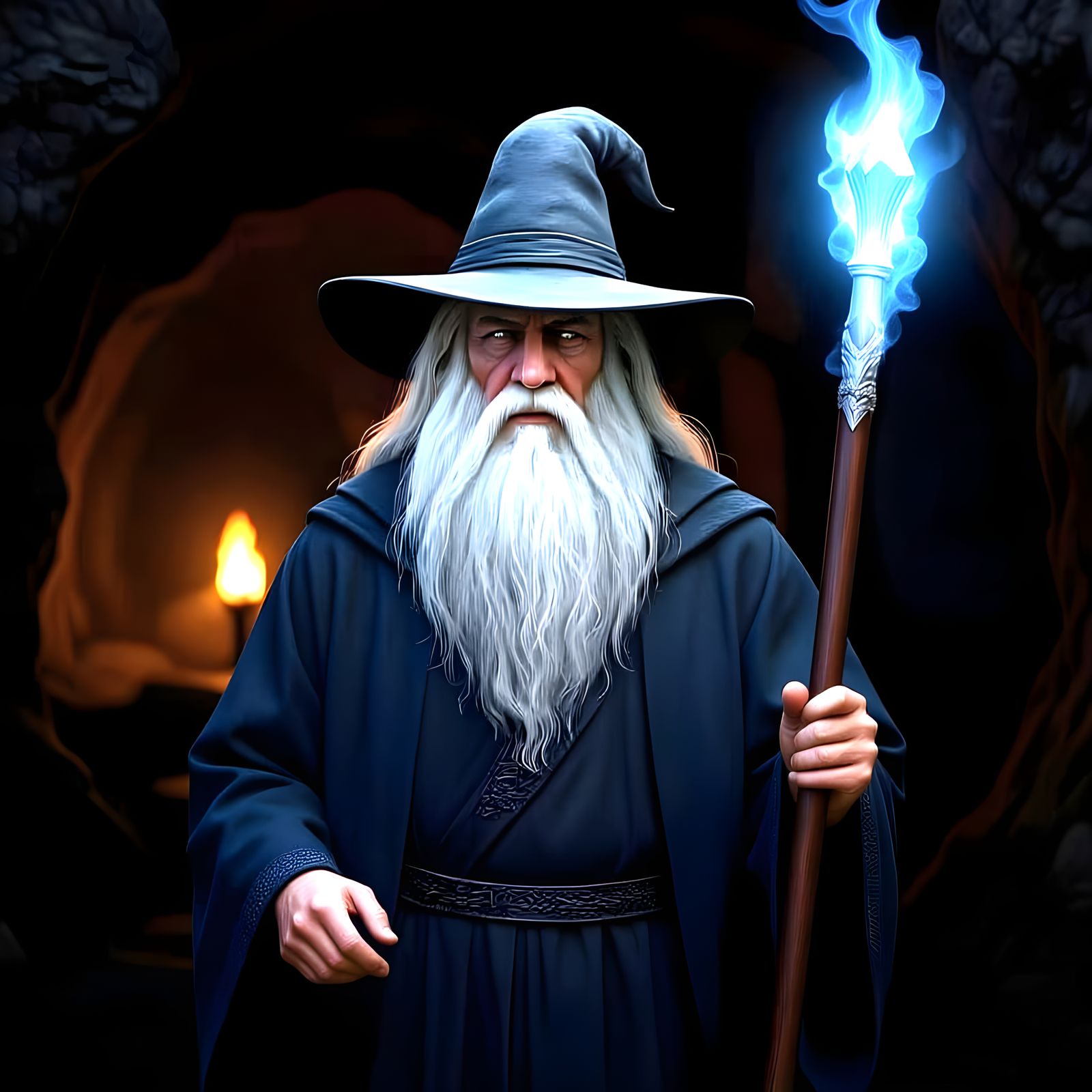 Cinematic Wizard Portrait in Fantasy Realism