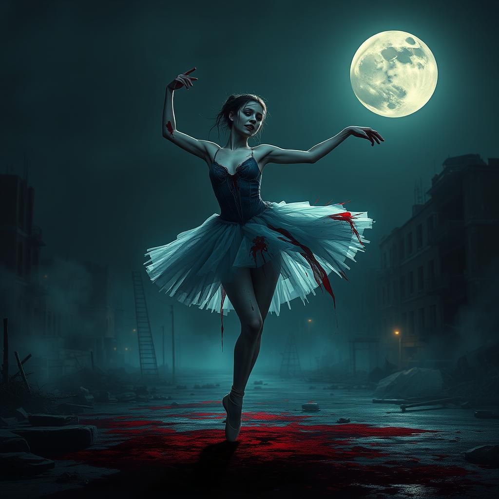Ballerina's Last Dance in Apocalyptic City