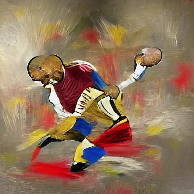 Thierry Henry as a Picasso-Style Painting