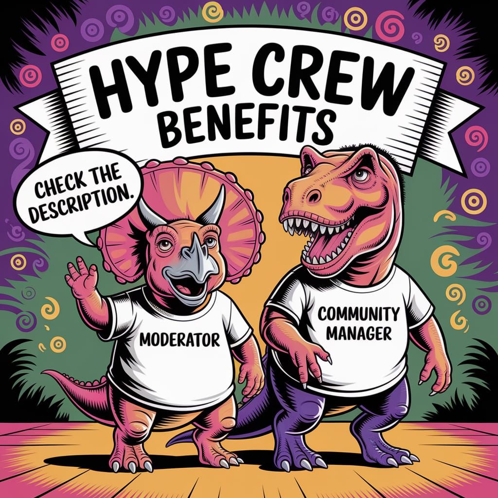 Cartoon Dinosaurs Promote Community Benefits