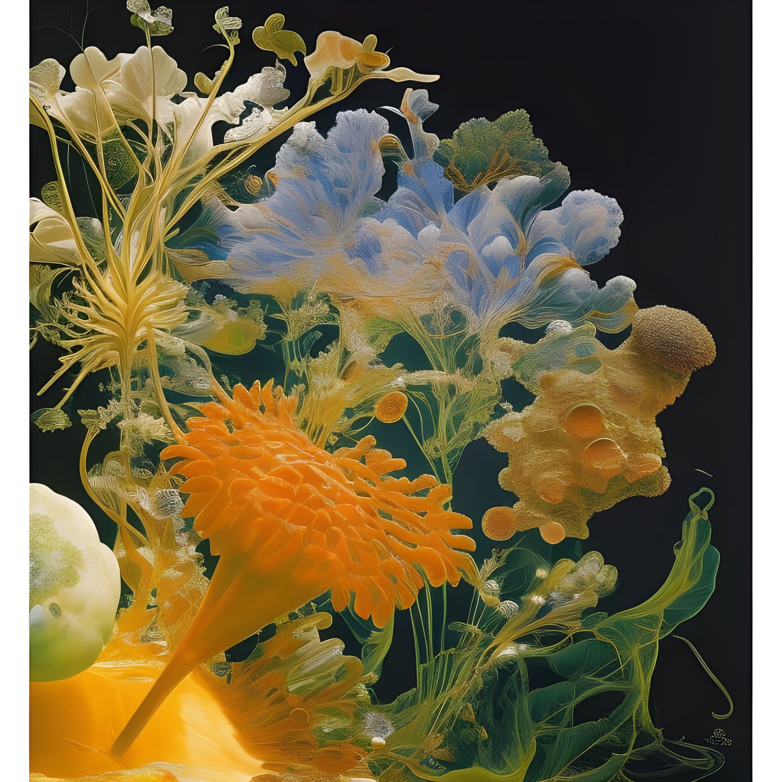 Mandelbulb Junctions in Photographic Detail