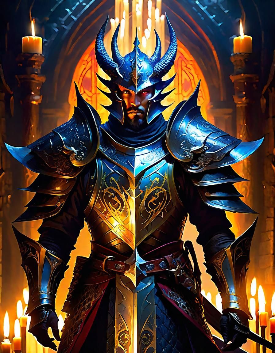 Dragon King Knight in a Magical Dungeon