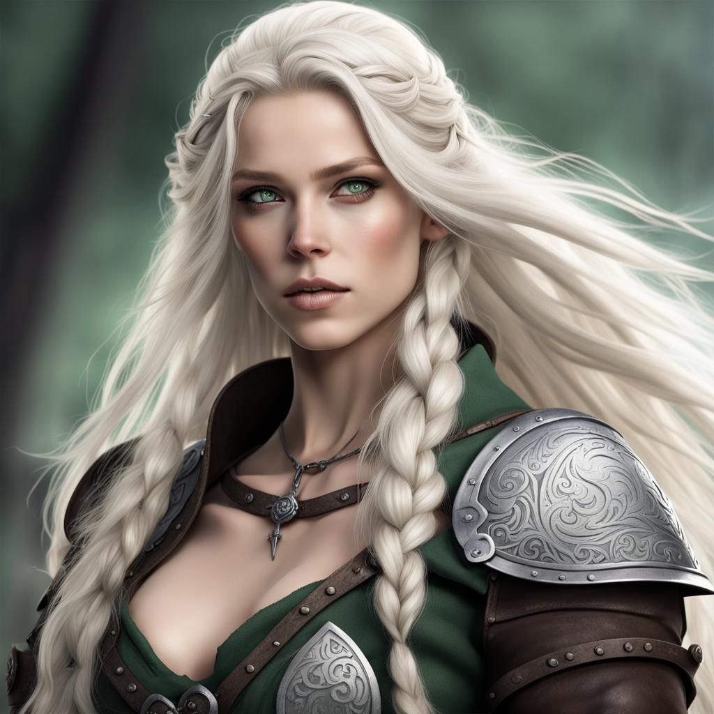 Viking Blacksmith with Magical Aura