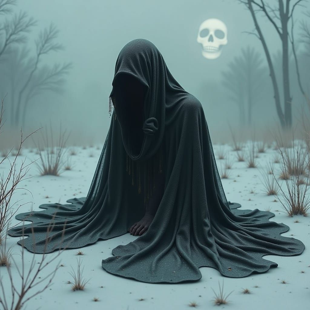 Hyperrealistic Surreal Image of Cold Secrets