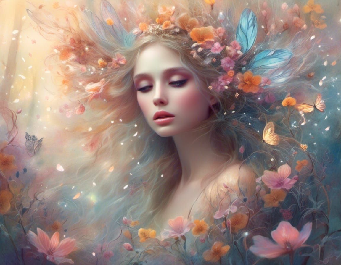 Enchanted Garden: A Whimsical Pixie Fantasy