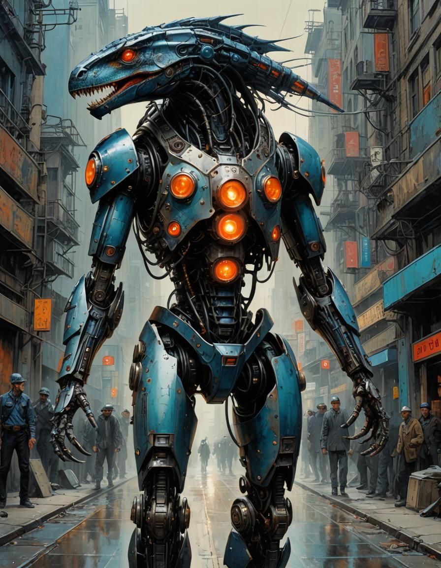 Biopunk Reptile Rampage: A Cinematic Metal-Enhanced Nightmar...