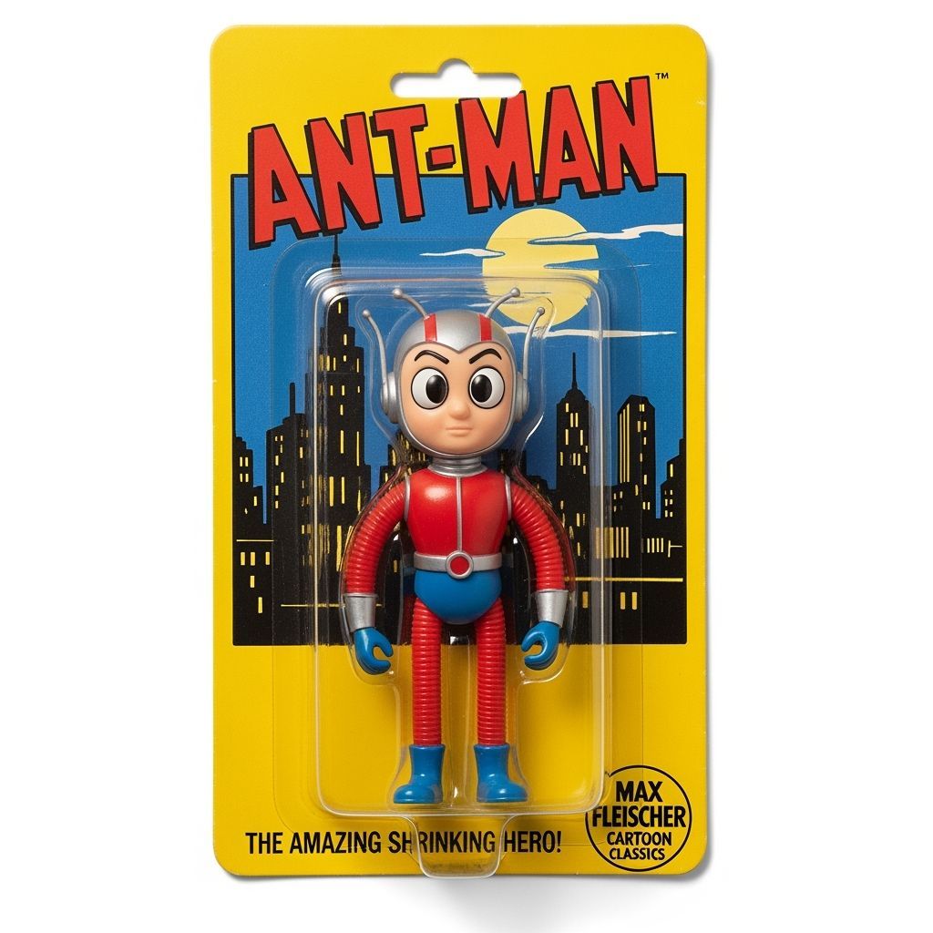 Max Fleischer’s version of The Avengers’ Antman as an Action...