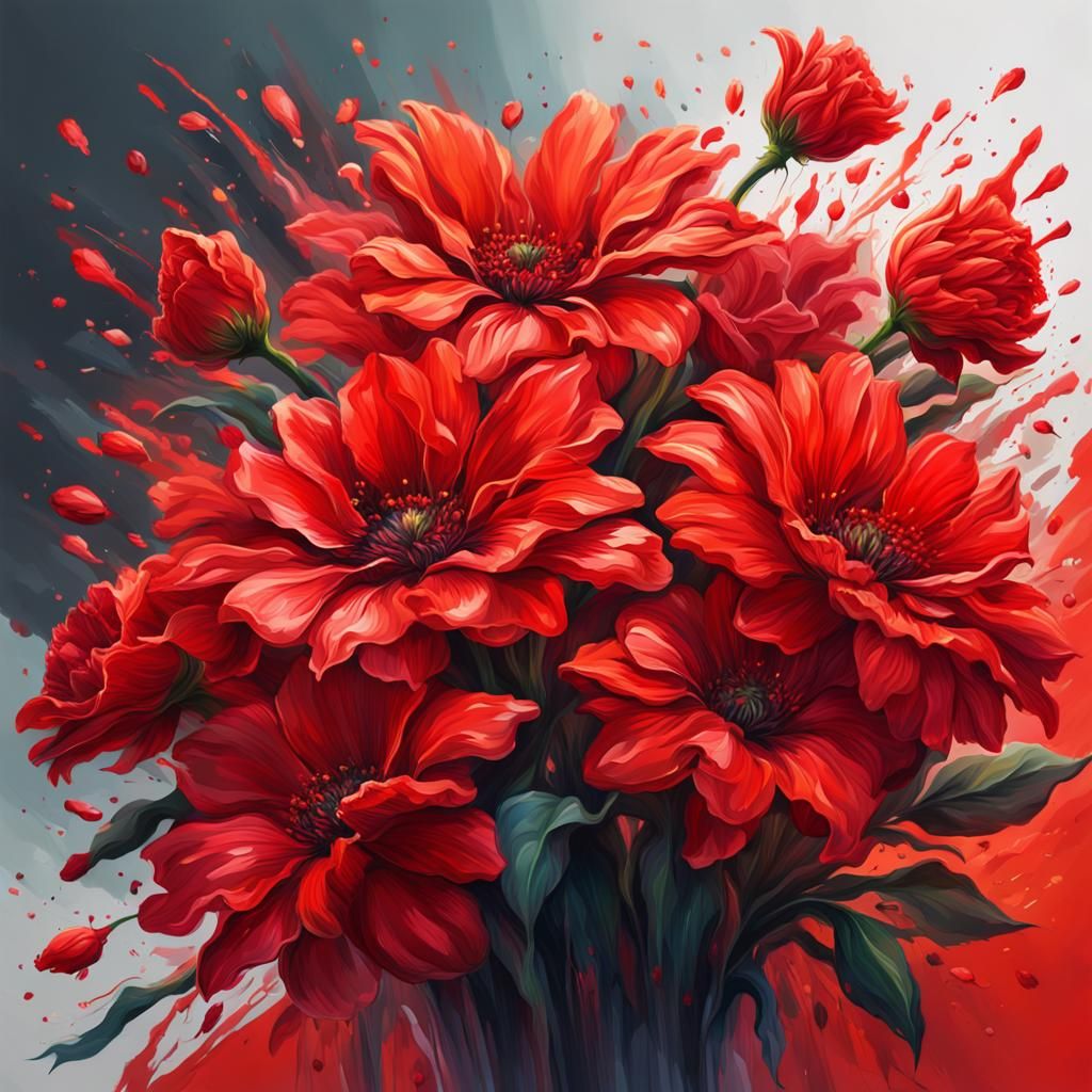 Red flowers